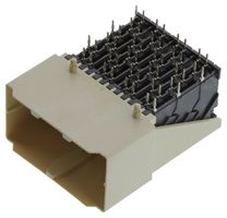 AMPHENOL COMMUNICATIONS SOLUTIONS 10075388-101LF Connector, FCI METRAL HDXS 10075388 Series, 48 Contacts, 2 mm, Header, Press Fit, 12 Rows