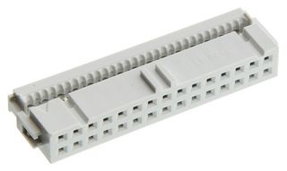 AMPHENOL COMMUNICATIONS SOLUTIONS 71600-130LF IDC Connector, IDC Receptacle, Female, 2.54 mm, 2 Row, 30 Contacts, Cable Mount