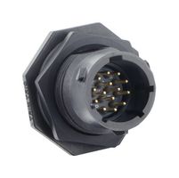 SOURIAU-SUNBANK / EATON UTSX712D14P32 Circular Connector, Standard Circular Connector, TRIM TRIO UTSX Series, Jam Nut Receptacle