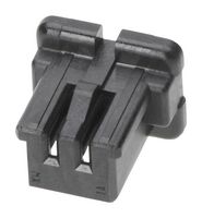 MOLEX 214092-2020 Connector Housing, Black, OneBlade 214092 Series, Receptacle, 2 Positions, 1 mm