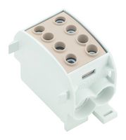 WEIDMULLER 1561820000 Panel Mount Barrier Terminal Block, Brown, 70mm², 300 A, 1 kV, 1 Pole, 1, Screw
