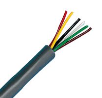 ALPHA WIRE 5016C SL033 Multiconductor Cable, Unshielded, 6 Conductor, 24 AWG, 328 ft, 100 m