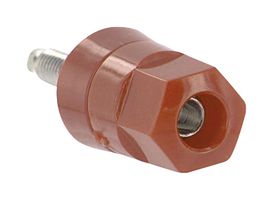ABBATRON HH SMITH 899-102 Binding Post, Tin Plated Contacts, Panel Mount, Red