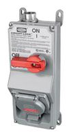 HUBBELL WIRING DEVICES HBLMITL Connector Accessory, Switched Mechanically Interlocked Enclosure