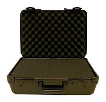 PLATT 706 Storage Case, PE (Polyethylene), 19" D x 14" W x 6.25" H, Black