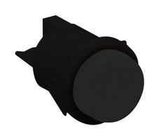 ARCOLECTRIC / BULGIN LIMITED C7050AFBB Pushbutton Switch, 7000 Series, 25.2 mm, DPST-NO-DB, On-Off, Round Raised, Black