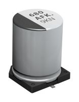 PANASONIC EEEFK1H331AV SMD Aluminum Electrolytic Capacitor, Radial Can - SMD, 330 µF, 50 V, 0.12 ohm, 5000 hours @ 105°C