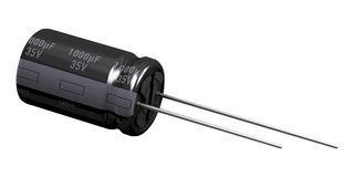 PANASONIC EEUFC1C101B Electrolytic Capacitor, 100 µF, 16 V, ± 20%, Radial Leaded, 1000 hours @ 105°C, Polar