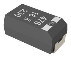 KEMET T598B686M006ATE070 Tantalum Polymer Capacitor, 68 µF, ± 20%, 6.3 V, B, 0.07 ohm, 1411 [3528 Metric]