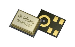 INFINEON IM68D128BV01XTMA1 Audio Control, MEMS Microphone, 1.6V to 3.465V, PDM, TLGA, 5 Pins, -40 °C