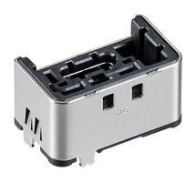HIROSE / HRS AU1FS-24P(805) USB Connector, Latch Lock Style, USB Type C, USB 3.2, Receptacle, 24 Positions, Surface Mount
