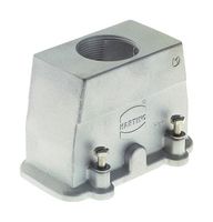 HARTING 19620100442 Heavy Duty Connector, Hood, Top Entry, Aluminum Body, Screw, 10B