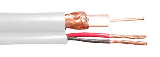BELDEN 649948 877500 Multiconductor Cable, Composite CCTV, Shielded, 3 Conductor, 20 AWG, 500 ft, 152.4 m