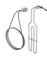 OMEGA PTH-304 Immersion Heater, Aqueous Solutions, 3 kW, 480 V, 316 Stainless Steel, 32 W/in²