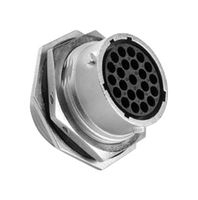 AMPHENOL SINE/TUCHEL RT0718-23SNH Circular Connector, Standard Circular Connector, ecomate RM Series, Jam Nut Receptacle, 23 Contacts