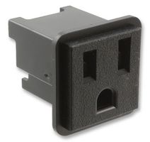 AMP - TE CONNECTIVITY 3-213598-2. IEC Power Connector, Straight, 15 A, Solder, PCB Mount