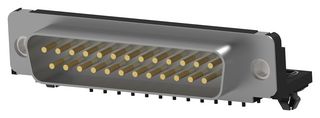 TE CONNECTIVITY - AMP 5788794-1. D Sub Connector, Right Angle, Standard, Plug, AMPLIMITE Series, 25 Contacts, DB, Solder