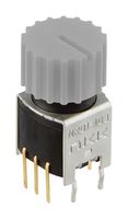 NKK SWITCHES NR01105ANG13-1H Rotary Switch, 5 Position, 1 Pole, 45 °, 28 V, NR01 Series