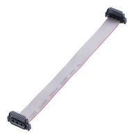 HARWIN M55-8002042-0300A Ribbon Cable, IDC Receptacle to IDC Receptacle, 20 Positions, 11.8 ", 300 mm, 1.27 mm
