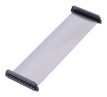 HARWIN M55-8006842-0300A Ribbon Cable, IDC Receptacle to IDC Receptacle, 68 Positions, 11.8 ", 300 mm, 1.27 mm