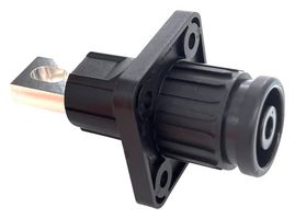 AMPHENOL INDUSTRIAL SLPHIRCBPNB1 High Power Connector, SurLok Plus Series, Receptacle, 1.5 kVDC, 350 A, Panel Mount, Busbar Screw