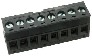MOLEX 39980-0308 Pluggable Terminal Block, Eurostyle, 5.08 mm, 8 Positions, 24 AWG, 12 AWG, Screw