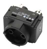 EAO 61-8755.17 Contact Block, 5 A, 250 V, 2 Pole, 61 Series, Solder, DPDT-2NC