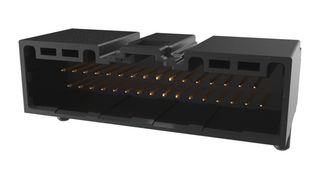 AMPHENOL COMMUNICATIONS SOLUTIONS 10153118-132KALF Pin Header, Wire-to-Board, 1.8 mm, 2 Rows, 32 Contacts, Through Hole Right Angle, WireLock Series