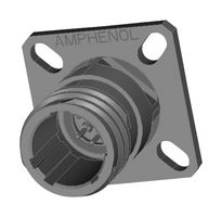 AMPHENOL AEROSPACE TVPS00DS-9-35P Circular Connector, TV Series, MIL-DTL-38999 Series III, Wall Mount Receptacle, 6 Contacts