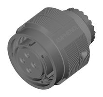 AMPHENOL AEROSPACE TVS06DS-13-4S Circular Connector, TVS Series, MIL-DTL-38999 Series III, Straight Plug, 4 Contacts, Crimp Socket