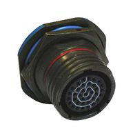 AMPHENOL AEROSPACE TVS07DS-11-98P Circular Connector, TVS Series, MIL-DTL-38999 Series III, Jam Nut Receptacle, 6 Contacts
