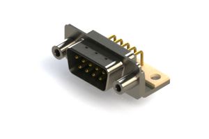 EDAC 621-M09-260-GN6 D Sub Connector, Standard, Plug, 621 Series, 9 Contacts, DE, Solder