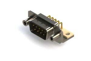 EDAC 621-M09-260-WN6 D Sub Connector, Standard, Plug, 621 Series, 9 Contacts, DE, Solder