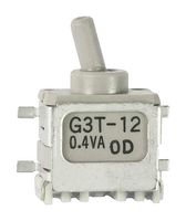 NKK SWITCHES G3T12AH Toggle Switch, Ultra Miniature, On-None-On, SPDT, Non Illuminated, G3T Series, Surface Mount