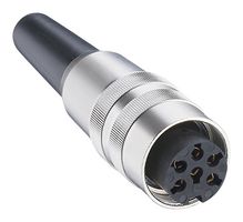 LUMBERG KV 80 Circular Connector, Standard Circular Connector, KV Series, Cable Mount Receptacle, 8 Contacts