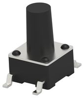TE CONNECTIVITY - ALCOSWITCH 1571563-9. Tactile Switch, FSMJSM Series, Top Actuated, Surface Mount, Round Button, 160 gf, 50mA at 24VDC