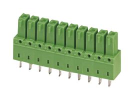 PHOENIX CONTACT 1875441 Terminal Block, Socket, 3.81 mm, 4 Positions, 8 A, 300 V, Through Hole Right Angle