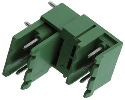 PHOENIX CONTACT 1762075 Terminal Block, Header, 5.08 mm, 3 Positions, 15 A, 300 V, Through Hole Right Angle