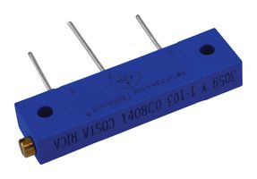 BOURNS 3059Y-1-103LF Trimmer, Multi Turn, Cermet, Side Adjust, 10 kohm, Through Hole, 22 Turns