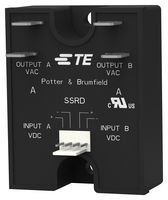 TE CONNECTIVITY - POTTER&BRUMFIELD SSRD-240DE25 Solid State Relay, SPST-NO, 25 A, 280 VAC, Panel Mount, Quick Connect, Zero Crossing