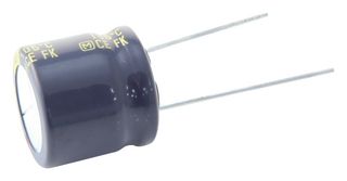 PANASONIC EEUFK1C222S Electrolytic Capacitor, FK Series, 2200 µF, 16 V, ± 20%, Radial Leaded, 5000 hours @ 105°C, Polar