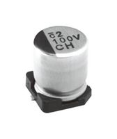 NICHICON UCH1V221MCL1GS SMD Aluminum Electrolytic Capacitor, Radial Can - SMD, 220 µF, 35 V, 0.2 ohm, 2000 hours @ 125°C