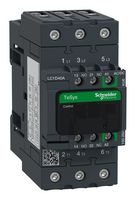 SCHNEIDER ELECTRIC LC1D40AKUE Contactor, LC1D, 40 A, DIN Rail, Panel, 690 VAC, 3PST-NO, 3 Pole, 30 kW