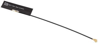 MOLEX 204281-0100 Antenna, WiFi, Omnidirectional, Dual-Band, Linear, 2.4GHz/5GHz, 100mm Cable, Adhesive Mount
