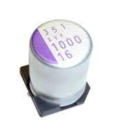 PANASONIC 16SVF1000MX Polymer Aluminium Electrolytic Capacitor, 1000 µF, 16 V, Radial Can - SMD, 0.016 ohm