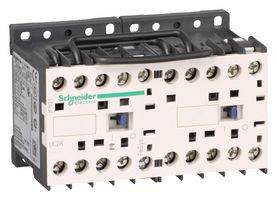 SCHNEIDER ELECTRIC LC2K0601P7 Contactor, 6 A, DIN Rail, Panel, 690 VAC, 3PST-NO, 3 Pole, 3 kW
