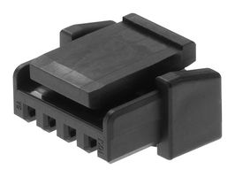MOLEX 505565-0301 Connector Housing, Black, Micro-Lock Plus 505565 Series, Receptacle, 3 Positions, 1.25 mm
