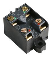TELEMECANIQUE SENSORS XE2SP2148 Contact Block, XCKJ/XCKS/XCKP/XCKD/XCKM Series Limit Switches, 2 Pole, DPST-NC, 10A/48V, Screw Clamp
