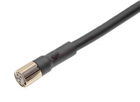 ARATAS (FORMERLY OMRON COMPONENTS) XS3F-M8PUR4S10M Sensor Cable, M8 Receptacle, Free End, 4 Positions, 10 m, 32.8 ft, XS3 Series