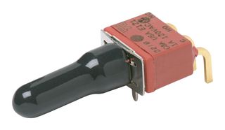 C&K COMPONENTS E125SD1A3BE Pushbutton Switch, Sealed, 0.4 VA, E020 Series, SPDT, On-(On), Round Plunger, White